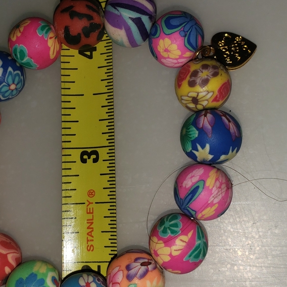 Multi Color Patterned Bracelet - Picture 2 of 5